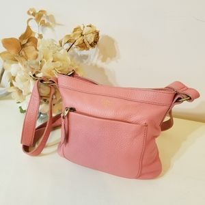Fossil Leather Crossbody Bag
